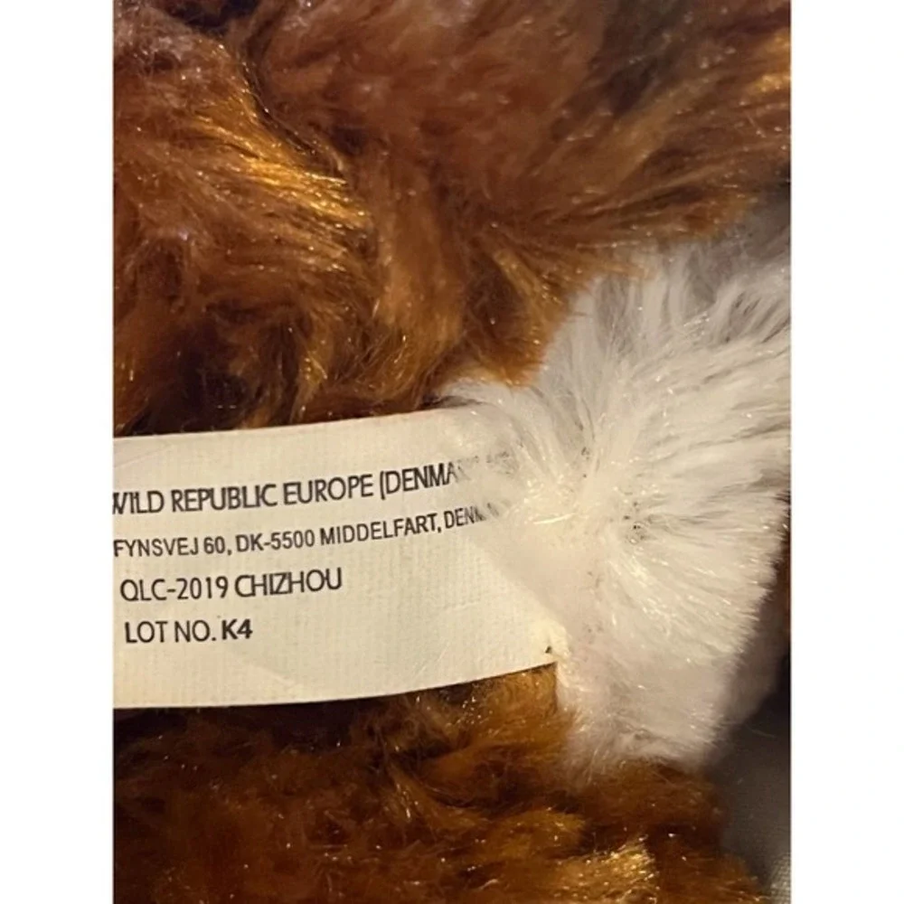 Wild Republic Lying Brown Bobcat Plush‎ Stuffed Animal Toy